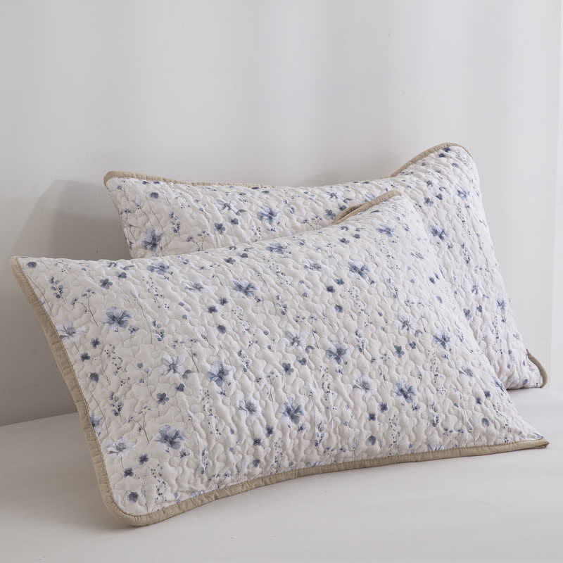 Serene Floral Quilted Floral Bedspread Set(3PCS) - image 4