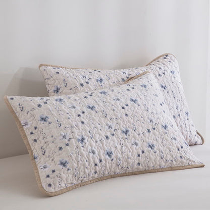 Serene Floral Quilted Floral Bedspread Set(3PCS) - image 4