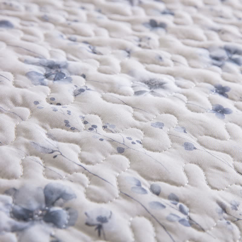 Serene Floral Quilted Floral Bedspread Set(3PCS) - image 6