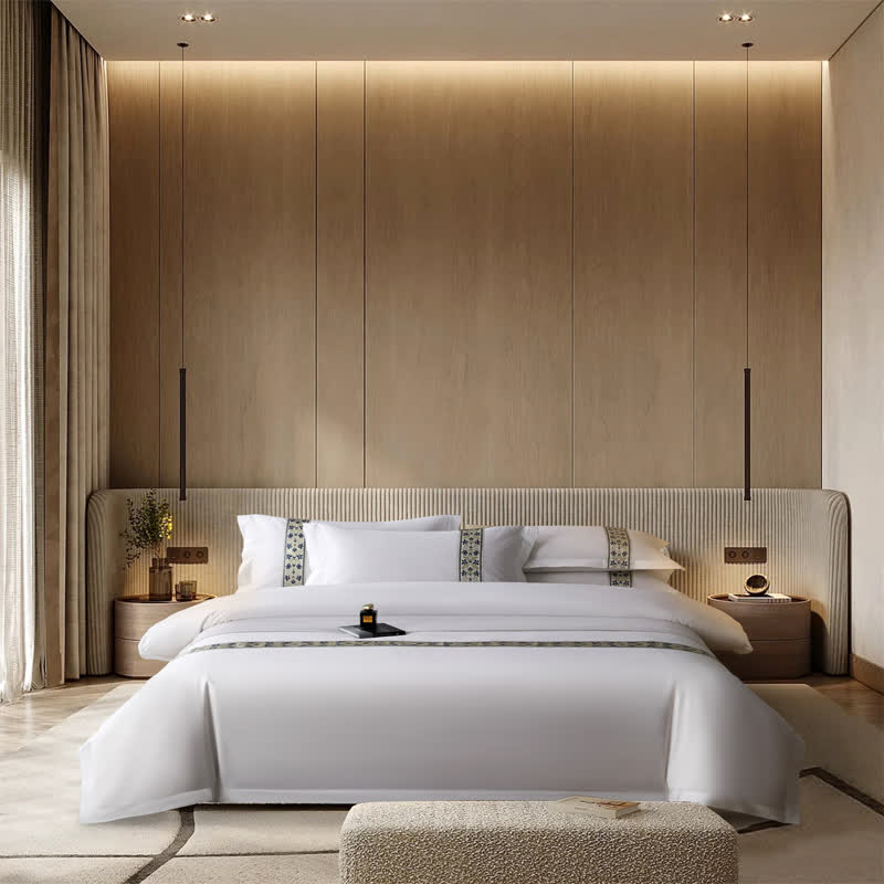 Simple Mediterranean Style Duvet Cover Set(3PCS) - image 1