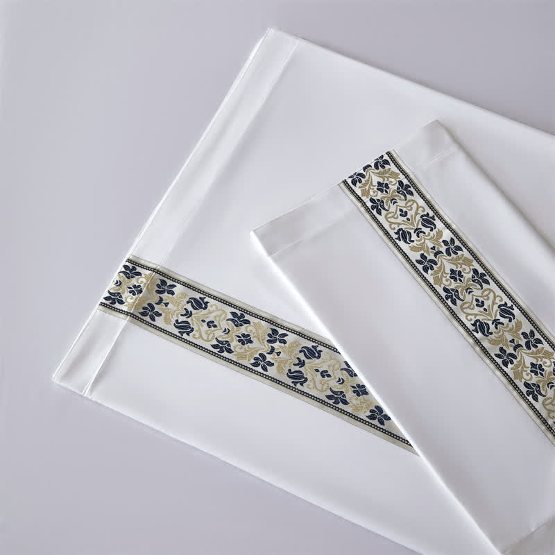 Ownkoti Simple Mediterranean Style Duvet Cover Set(3PCS) - image 9