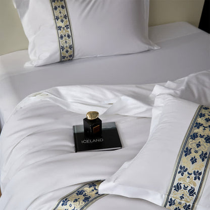 Ownkoti Simple Mediterranean Style Duvet Cover Set(3PCS) - image 6