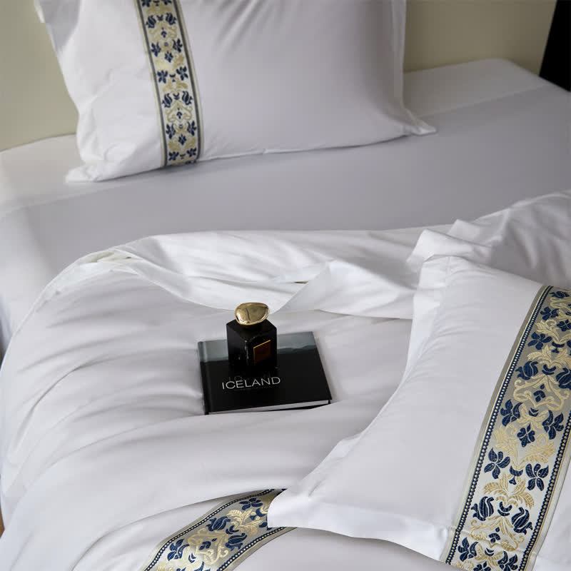 Simple Mediterranean Style Duvet Cover Set(3PCS) - image 4