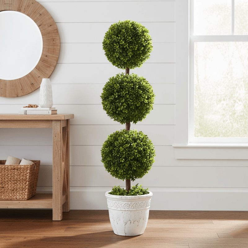 Ownkoti Artificial Boxwood Topiary Ball in Pot - image 16