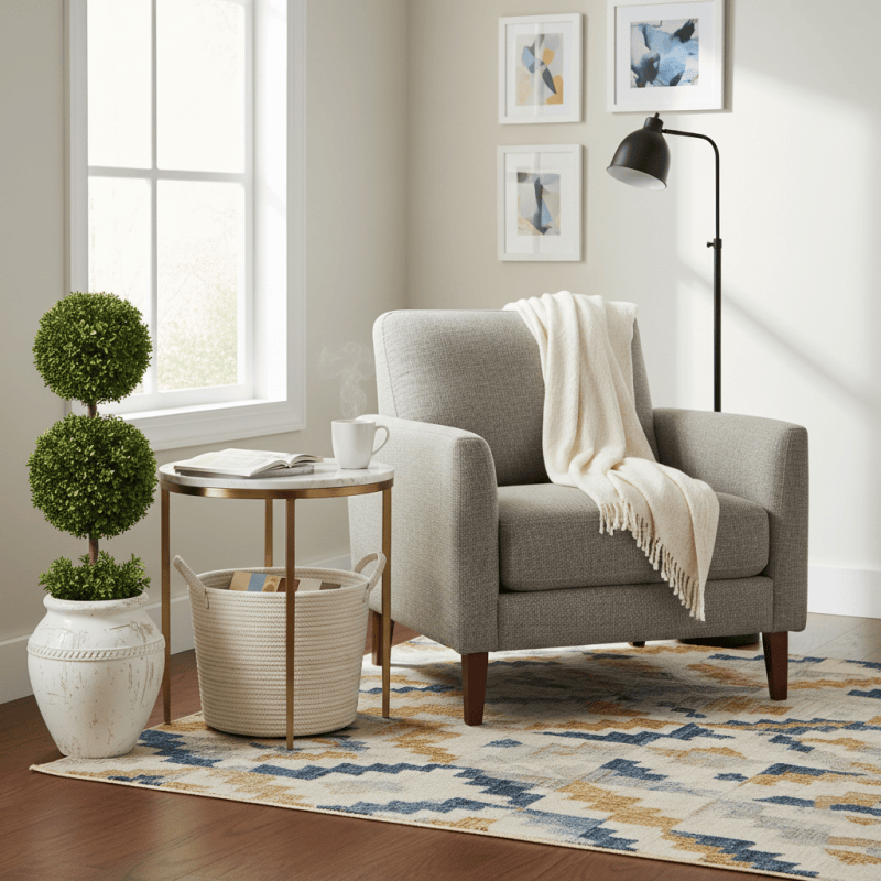 Ownkoti Artificial Boxwood Topiary Ball in Pot - image 2