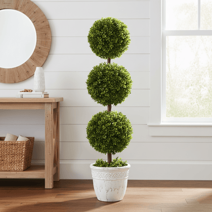 Ownkoti Artificial Boxwood Topiary Ball in Pot - image 16