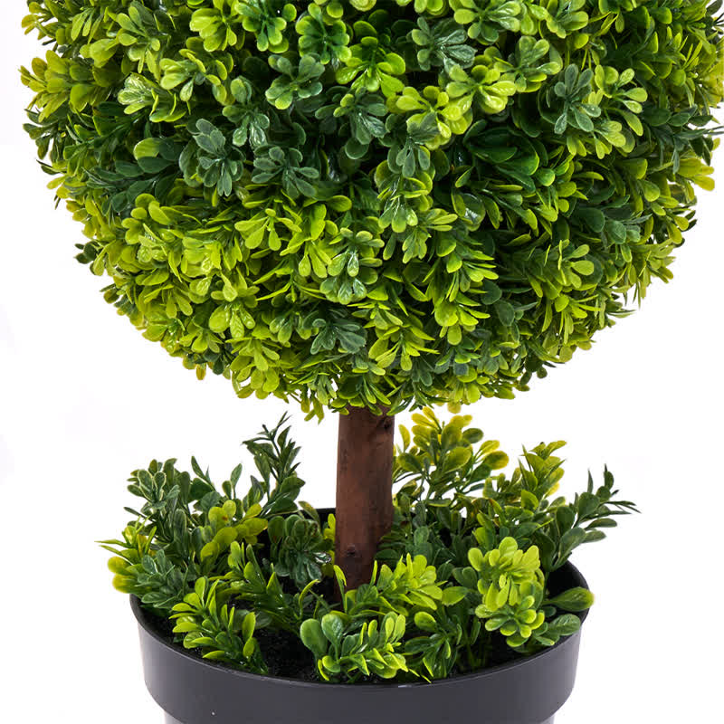 Ownkoti Artificial Boxwood Topiary Ball in Pot - image 9