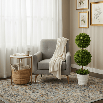 Ownkoti Artificial Boxwood Topiary Ball in Pot - image 4