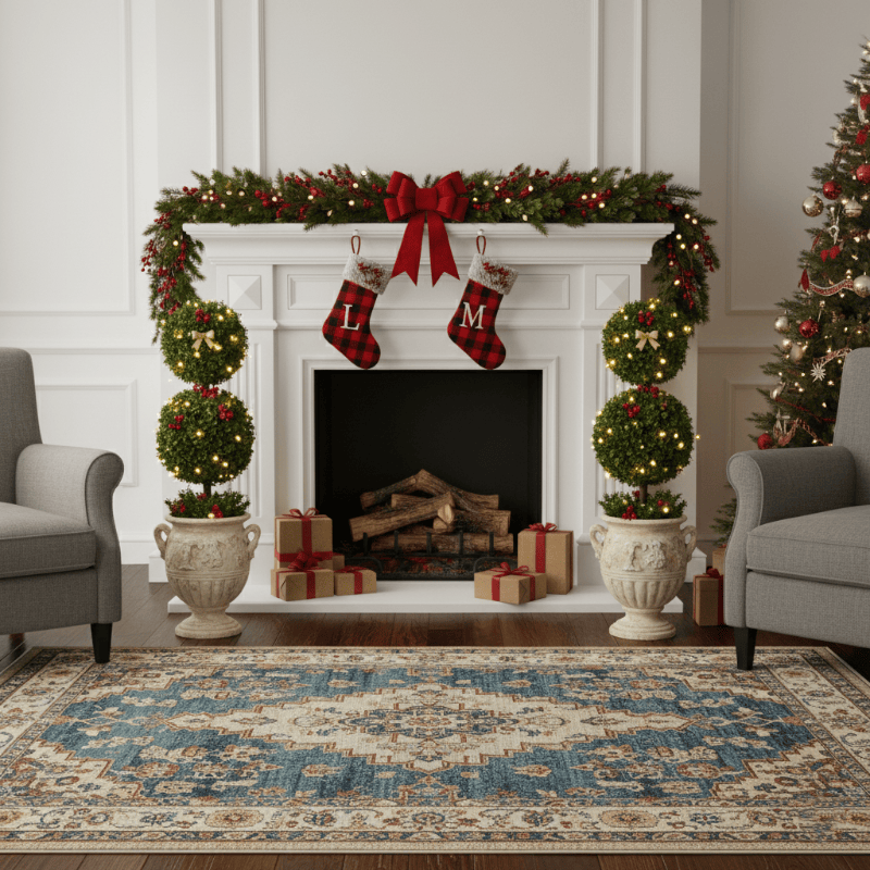 Ownkoti Artificial Boxwood Topiary Ball in Pot - image 3