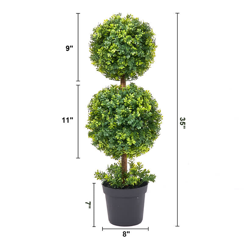 Ownkoti Artificial Boxwood Topiary Ball in Pot - image 20