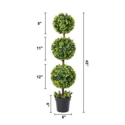 Ownkoti Artificial Boxwood Topiary Ball in Pot - image 21