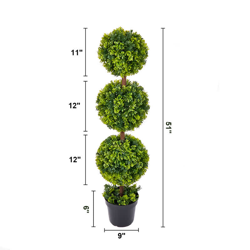 Ownkoti Artificial Boxwood Topiary Ball in Pot - 1PC - 51"H - image 22