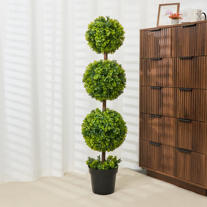 Ownkoti Artificial Boxwood Topiary Ball in Pot - image 19