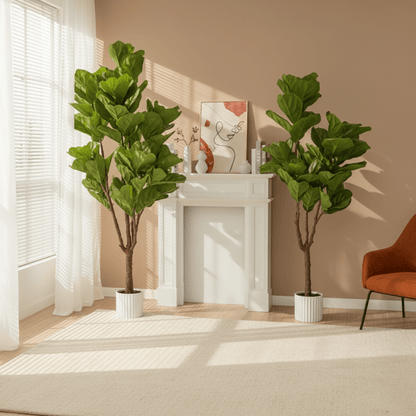Ownkoti Faux Fiddle Leaf Fig Tree Home Decoration - image 1