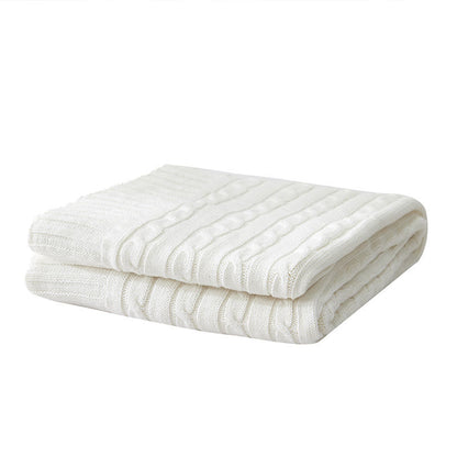 Ownkoti Solid Color Cotton Sofa Knit Blanket - image 22