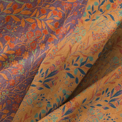 Ownkoti Vintage Leaf Cotton Gauze Kimono Robe - image 8