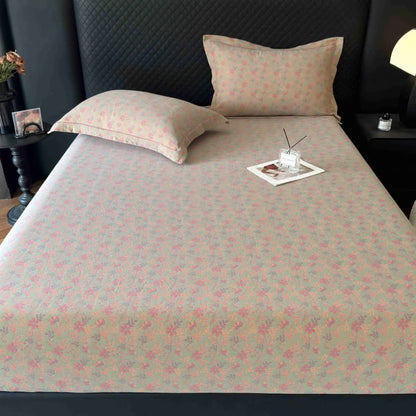 Pastoral Floral Cotton Gauze Fitted Sheet - image 5