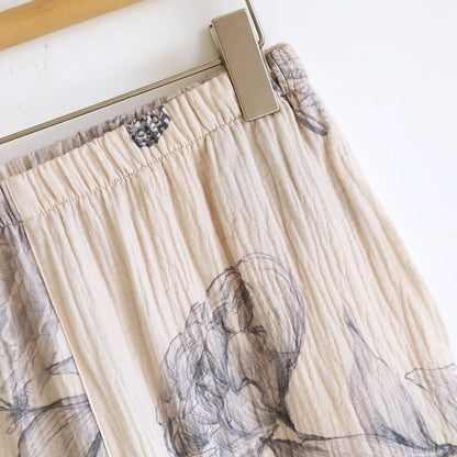 Ownkoti Oriental Butterfly Floral Cotton Loungewear Set - image 12