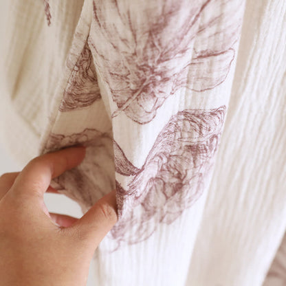 Butterfly Hanfu Inspired Cotton Gauze Nightdress - image 8