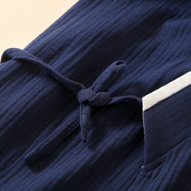 Ownkoti Unisex Minimalist Cotton Gauze Kimono Bathrobe - image 7