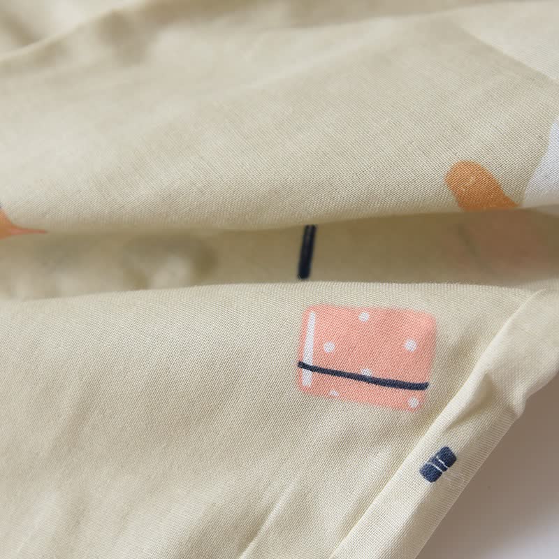 Matching Cat Kimono Cotton Gauze Loungewear - image 13