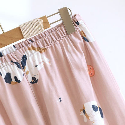 Matching Cartoon Cat Cotton Loungewear Set - image 14