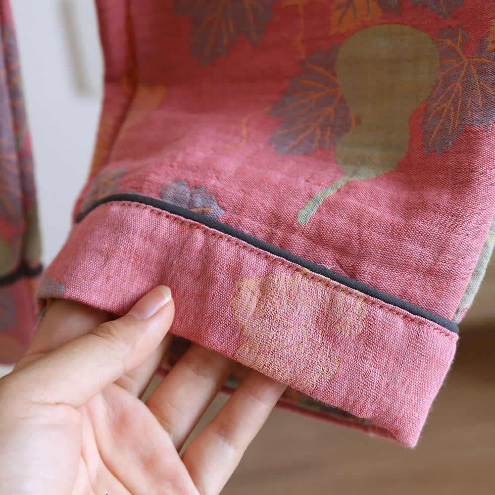 Ownkoti Gourd Cotton Long Sleeves Pajama Set - image 5