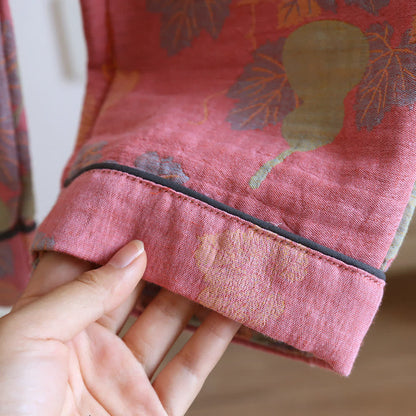 Ownkoti Gourd Cotton Long Sleeves Pajama Set - image 5