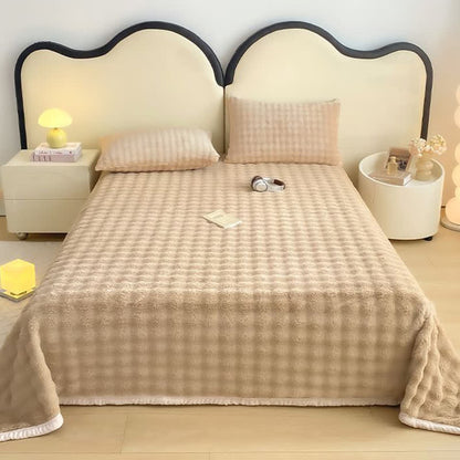 Ownkoti Textured Faux Rabbit Fur Coverlet - image 9