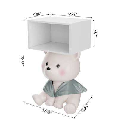 Charming Bear Side Table With Box Storage - image 7