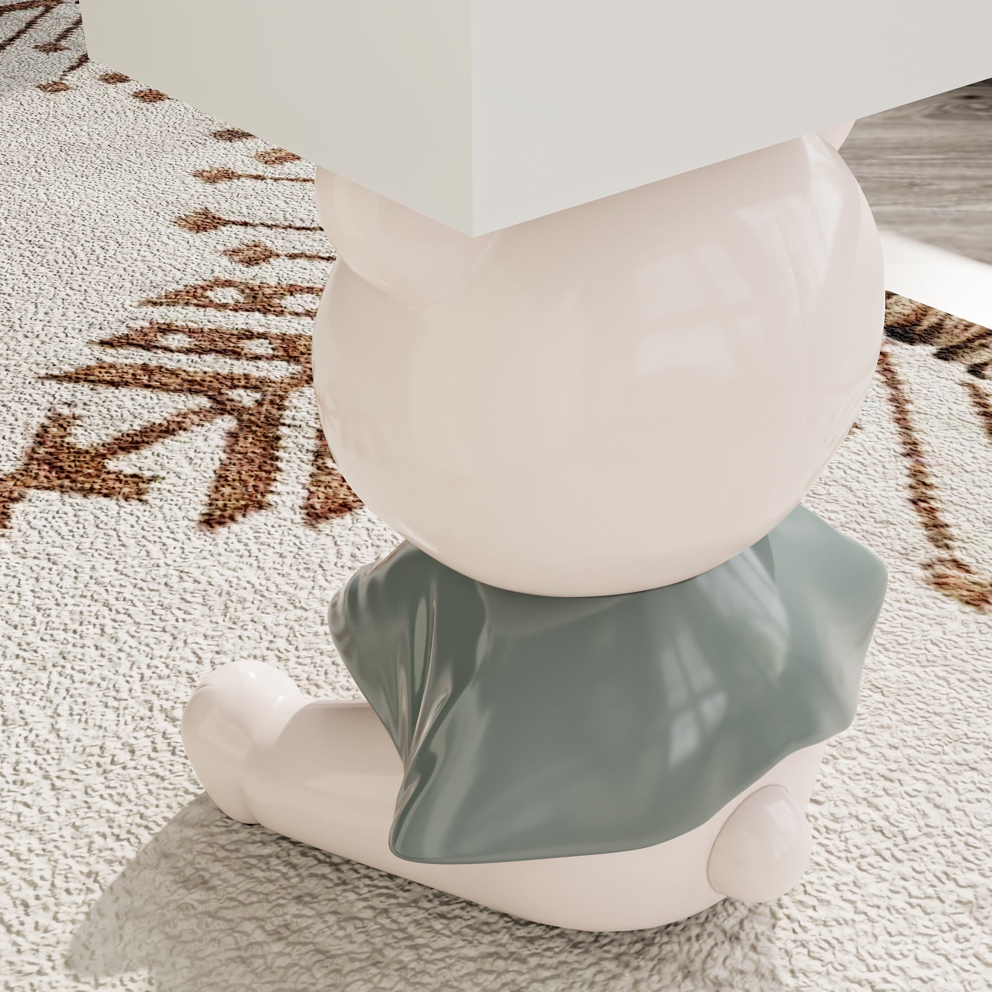 Charming Bear Side Table With Box Storage - image 3