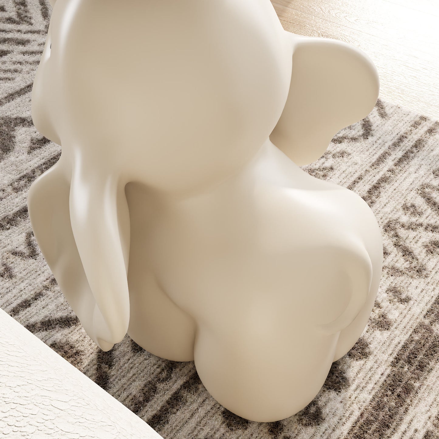 Ownkoti Elephant Base Side Table With Tray - image 9
