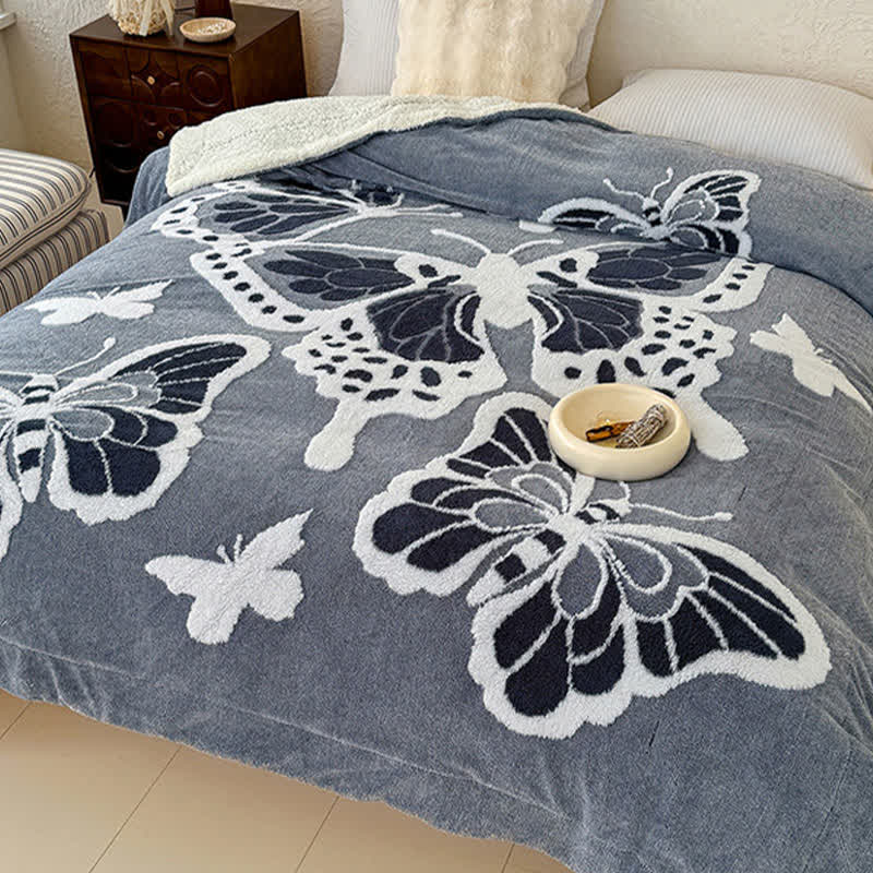 Ownkoti Nature-Inspired Butterfly Embossed Plush Blanket - image 12