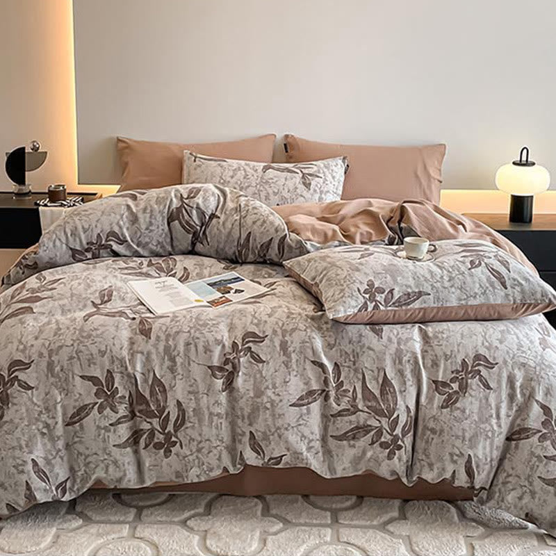 Luxury Pure Cotton Bedding Set (4PCS)  - C - Bedding Set(4PCS) - King - image 13