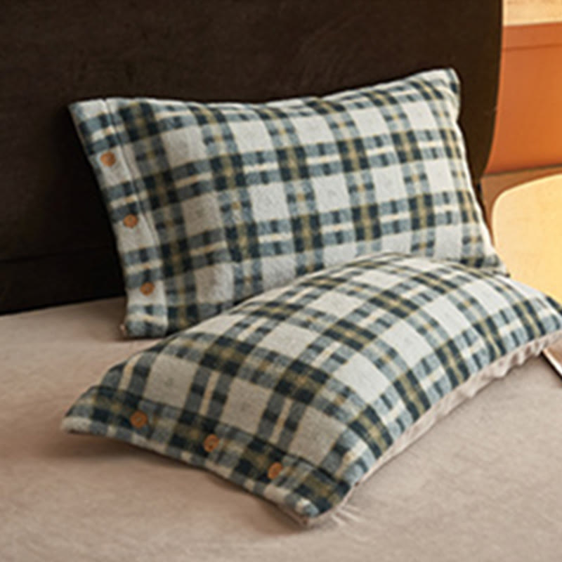 Ownkoti Classic Plaid Cozy Thick Bedding Set (4PCS)  - image 34