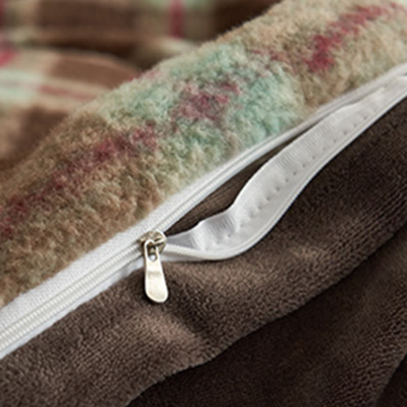 Ownkoti Classic Plaid Cozy Thick Bedding Set (4PCS)  - image 35