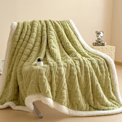 Bear Striped Textured Throw Blanket - image 14