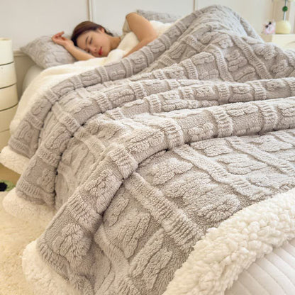 Bear Striped Textured Throw Blanket - image 18