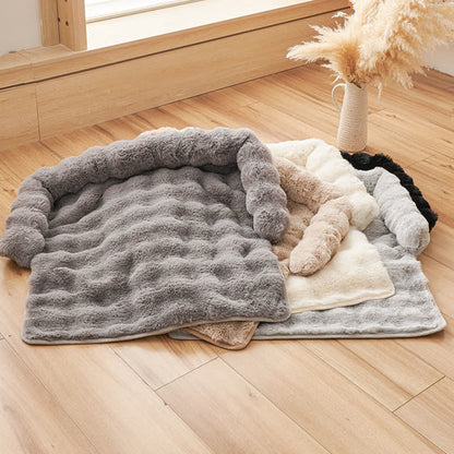 Ownkoti Solid Plush Pet Sofa Bed - image 1