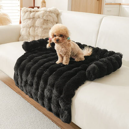 Ownkoti Solid Plush Pet Sofa Bed - Black - 29" x 29" - image 16