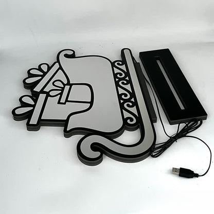 Ownkoti Christmas Sleigh 3D Tunnel Light  - image 4