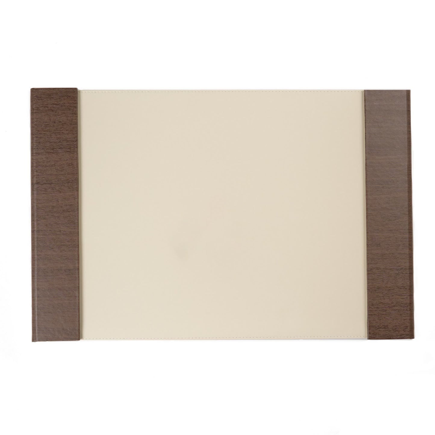 Wooden Trim Leather Desk Pad - image 4