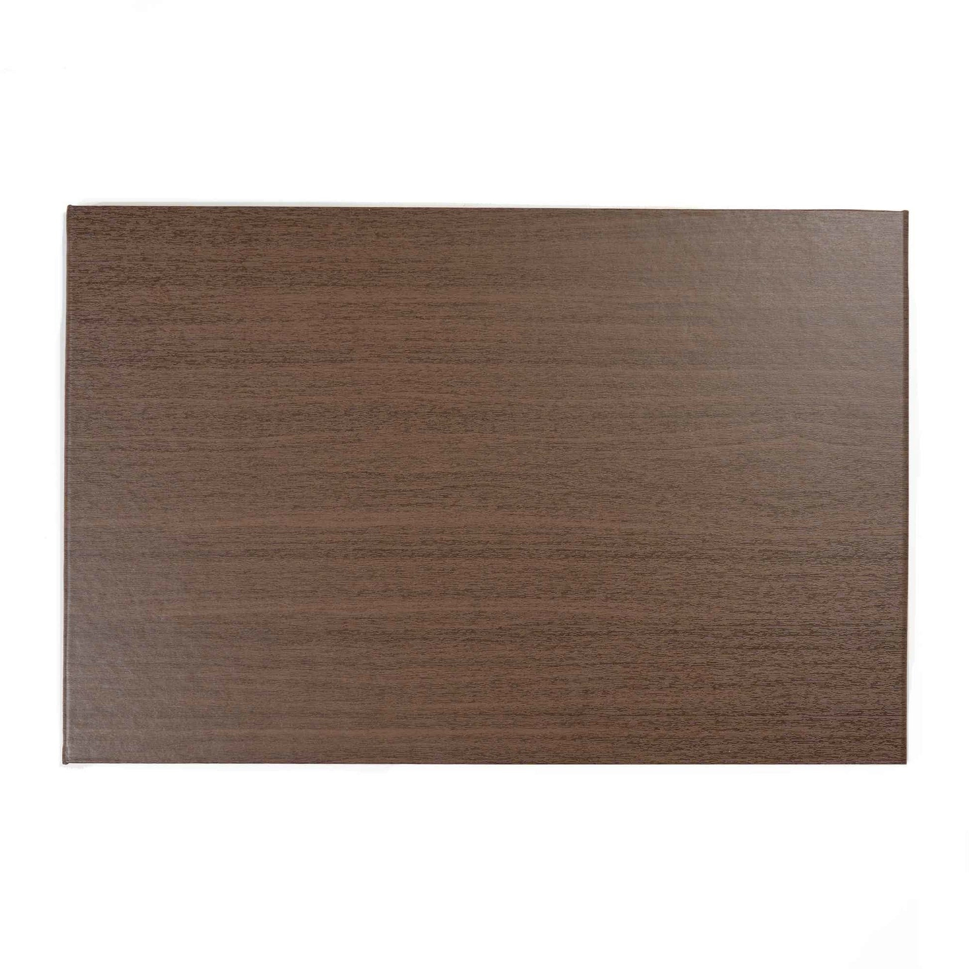 Wooden Trim Leather Desk Pad - image 7