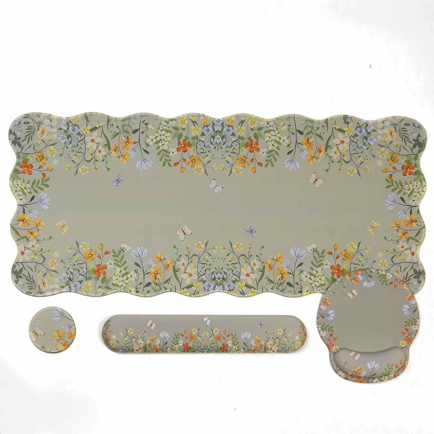 Floral Ergonomic Desk Mouse Pad Set  - image 15