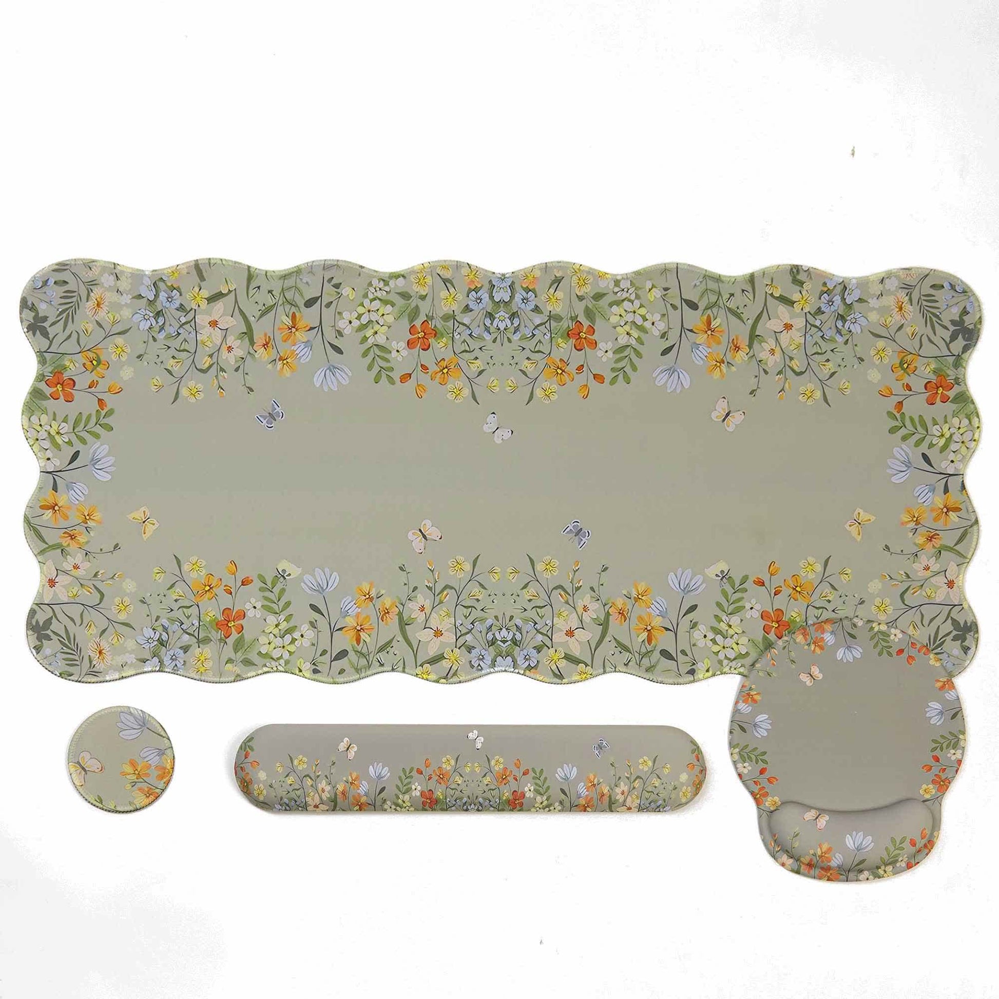 Floral Ergonomic Desk Mouse Pad Set  - image 15