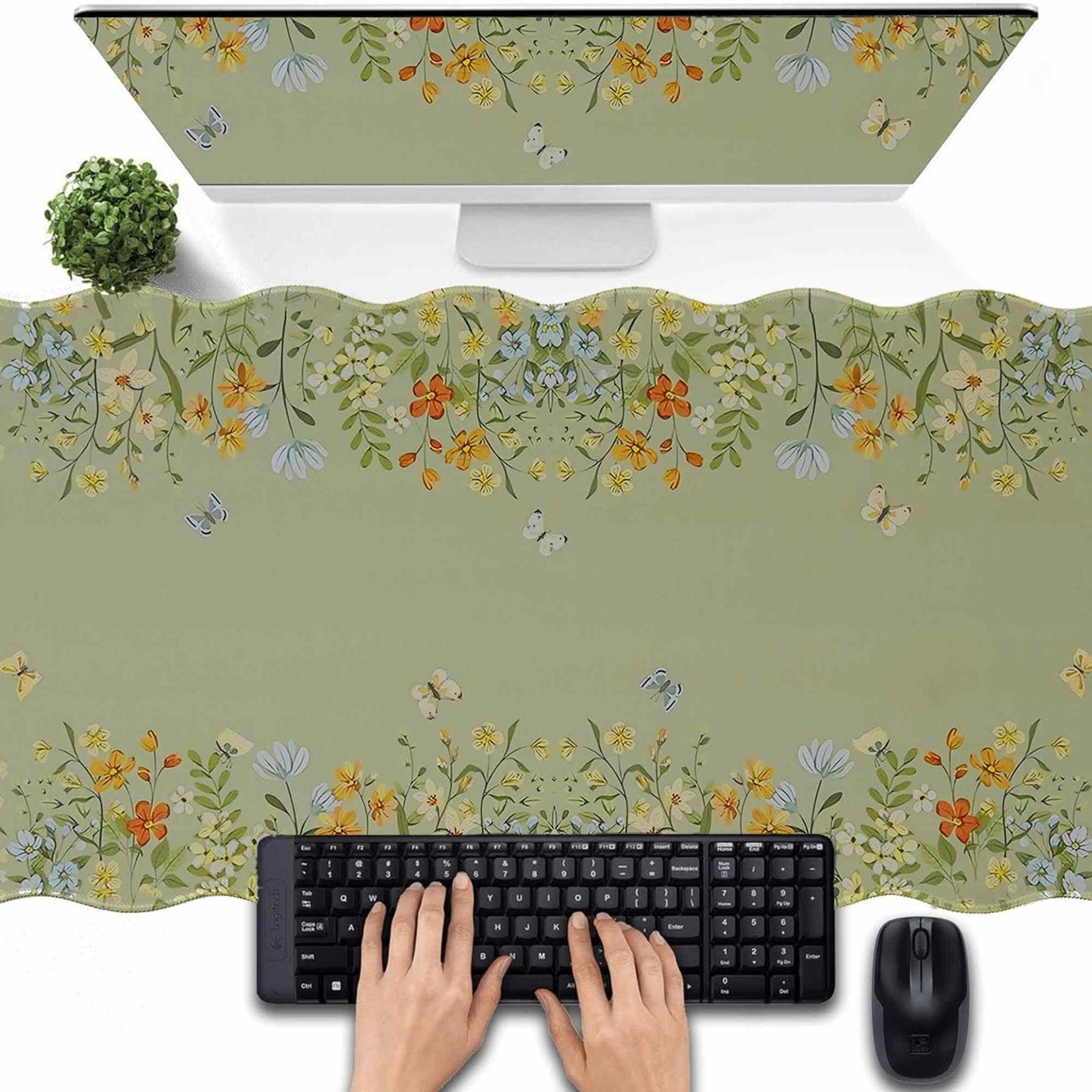 Floral Ergonomic Desk Mouse Pad Set  - image 14