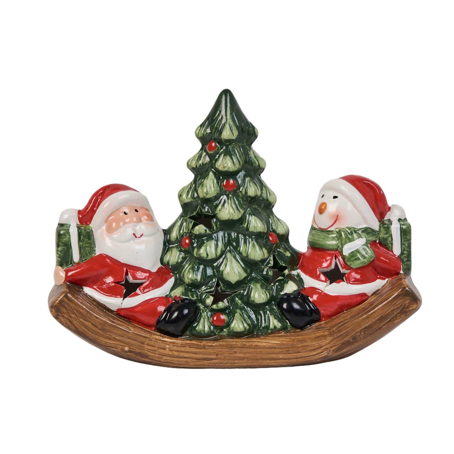 Ownkoti Lighted Christmas Tree Snowman Home Ornament - image 4