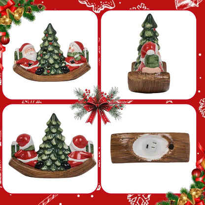 Ownkoti Lighted Christmas Tree Snowman Home Ornament - image 2