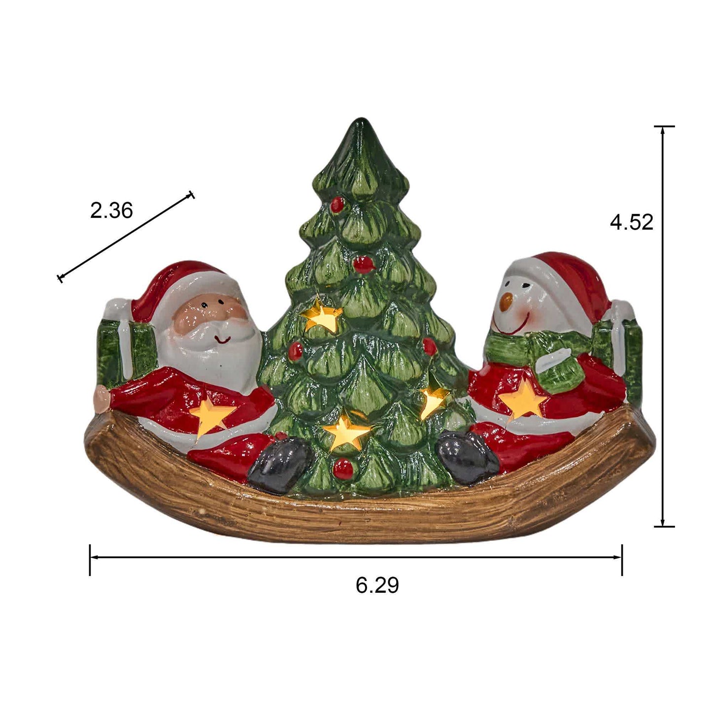 Ownkoti Lighted Christmas Tree Snowman Home Ornament - image 14