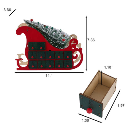 Ownkoti Christmas Countdown Advent Calendar Gift Box Decor - image 12